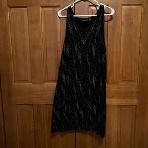 Black swing dress